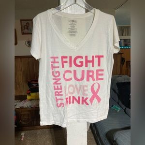 Breast cancer awareness t-shirt.  Size xl.  Will bundle